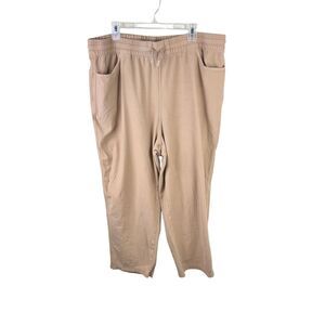 Athleta Tan Straight Leg Pants